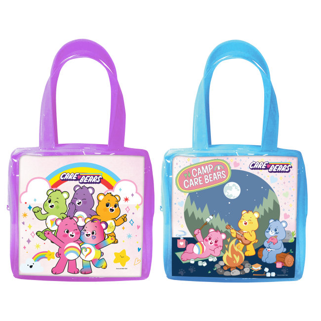 Care Bears Plastic Bag (คละ 4 ลาย) พร้อมบิสกิตกลิ่นนม
